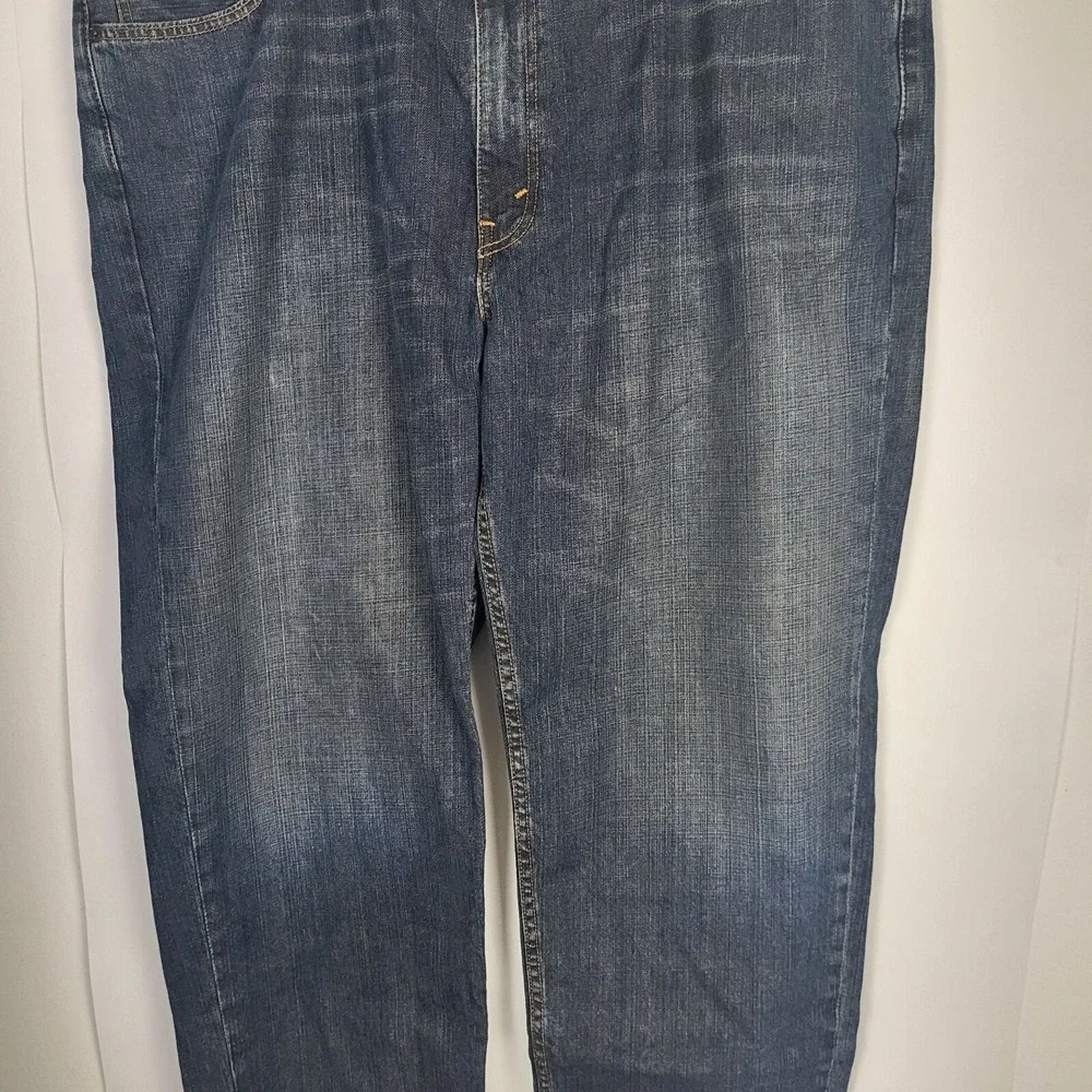 Levi's 550 Jeans 46x32 Mens High Rise Straight Leg Medium Wash Denim Bottoms
